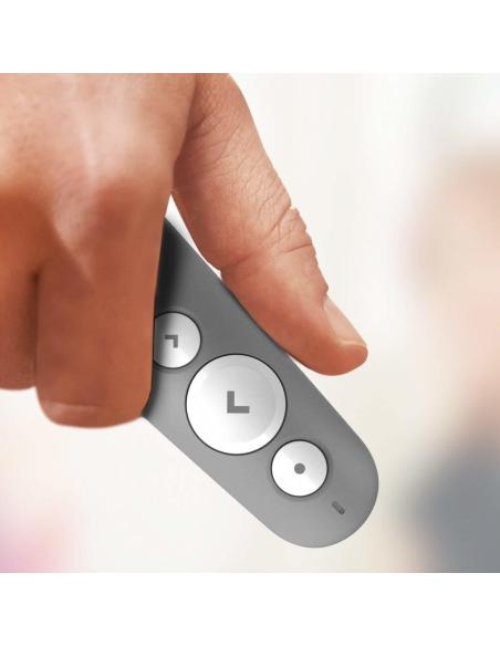 Logitech R500 Mando Inalámbrico Láser para Presentaciones Gris