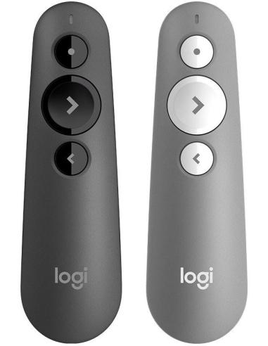Logitech R500 Mando Inalámbrico Láser para Presentaciones Gris