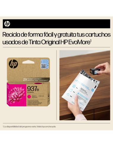 HP EvoMore 937E 4S6W7NE Cartucho de Tinta Magenta