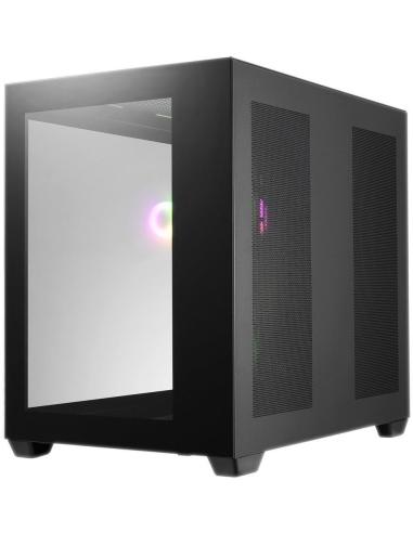 FSP CMT380 Midi Tower Cristal Templado USB 3.2 Negro