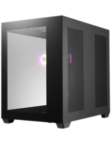 FSP CMT380 Midi Tower Cristal Templado USB 3.2 Negro