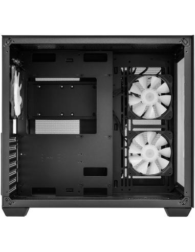 FSP CMT380 Midi Tower Cristal Templado USB 3.2 Negro