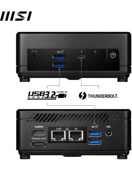 MSI Cubi 5 12M-211BES Intel Core i5-1235U Negro