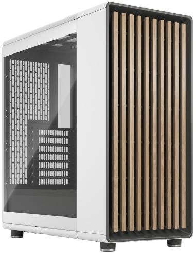 Fractal Design North Midi Tower Cristal Templado USB 3.2 Blanca