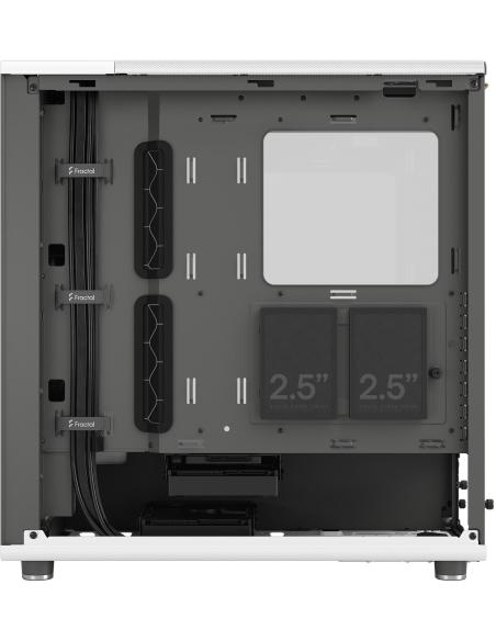 Fractal Design North Midi Tower Cristal Templado USB 3.2 Blanca