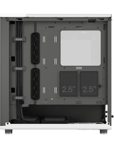 Fractal Design North Midi Tower Cristal Templado USB 3.2 Blanca