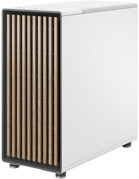 Fractal Design North Midi Tower Cristal Templado USB 3.2 Blanca