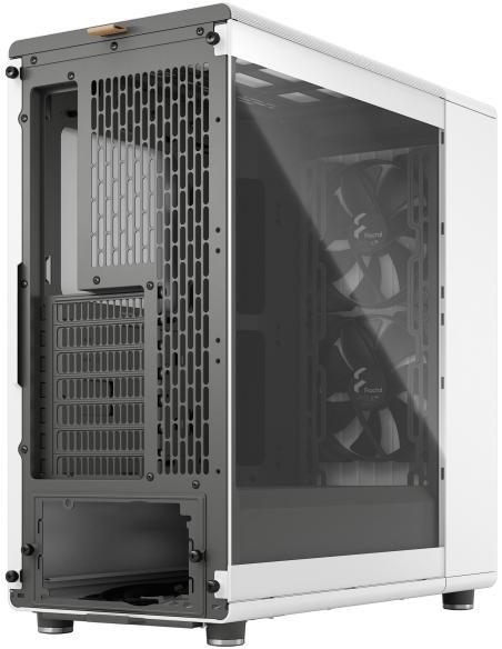Fractal Design North Midi Tower Cristal Templado USB 3.2 Blanca