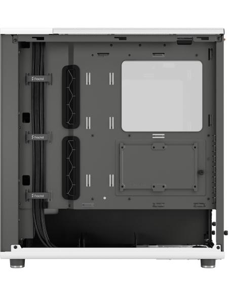 Fractal Design North Midi Tower Cristal Templado USB 3.2 Blanca