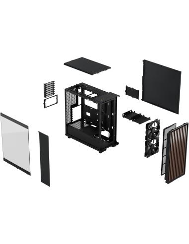 Fractal Design North TG ATX Mid Tower Cristal Templado USB 3.2 Charcoal Black
