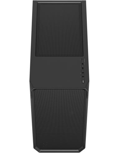 Fractal Design Focus 2 TG Midi Tower Cristal Templado USB 3.2 Negro