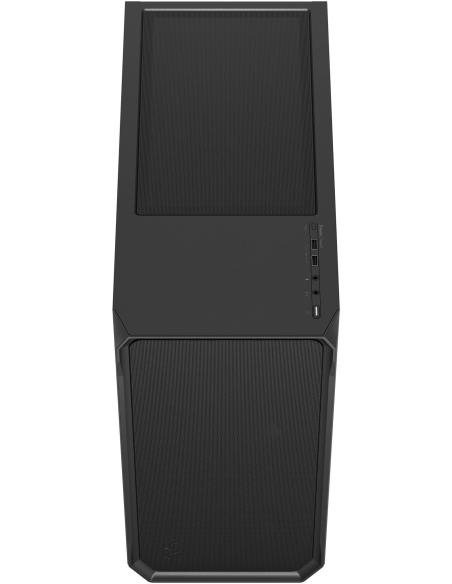 Fractal Design Focus 2 TG Midi Tower Cristal Templado USB 3.2 Negro