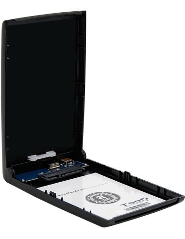 TooQ TQE-2526B Caja Externa 2.5" SATA3 a USB 3.2 Negro