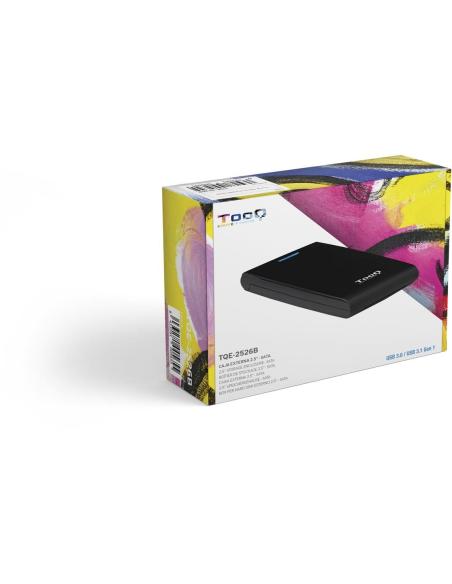 TooQ TQE-2526B Caja Externa 2.5" SATA3 a USB 3.2 Negro