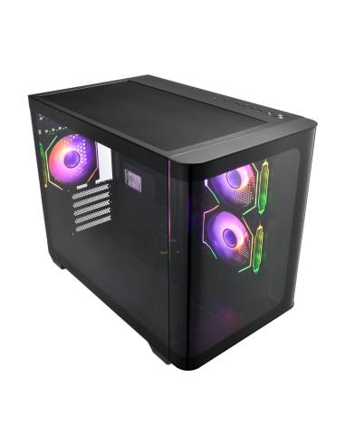 FSP S380 RGB Midi Tower Cristal Templado USB 3.2 Negra