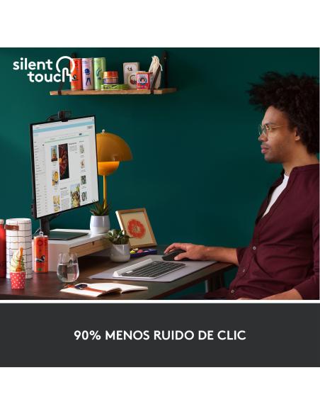 Logitech Signature M650 Ratón Óptico Inalámbrico 2000DPI Gris