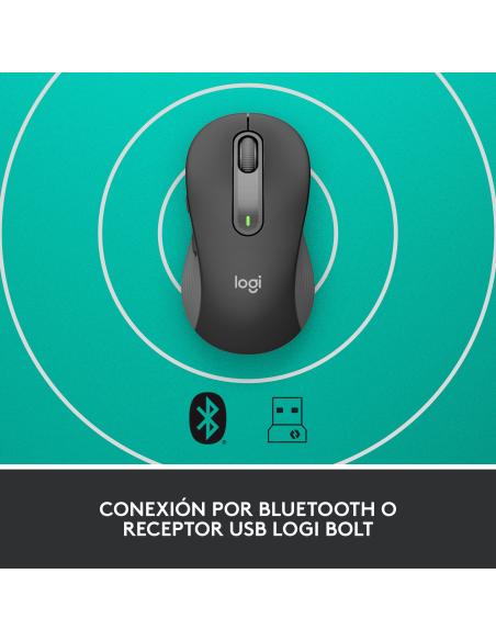 Logitech Signature M650 Ratón Óptico Inalámbrico 2000DPI Gris