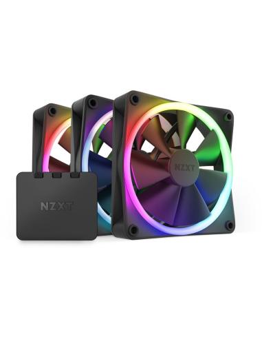 NZXT F120 RGB Triple Pack Ventilador Suplementario 120mm Negro