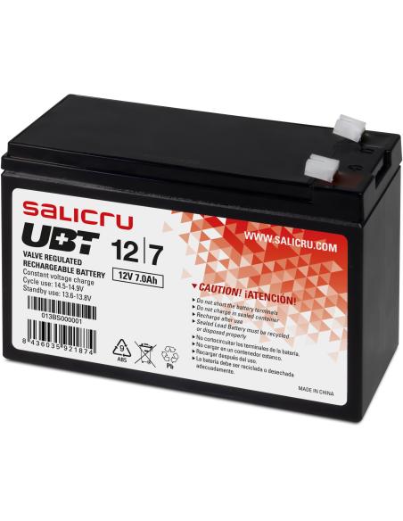 Salicru UBT 12/7 Batería AGM Recargable para SAI/UPS 7aH 12v