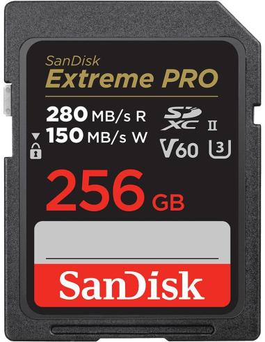 Sandisk Extreme Pro Tarjeta de Memoria SDXC 256GB UHS-II