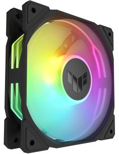 Asus TUF Gaming TR120 ARGB Reverse Fan Triple Pack Ventilador Suplementario 120mm Negro