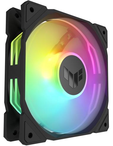 Asus TUF Gaming TR120 ARGB Reverse Fan Triple Pack Ventilador Suplementario 120mm Negro