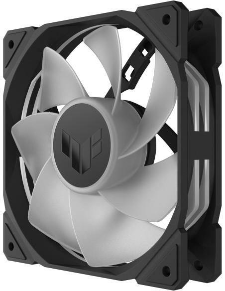 Asus TUF Gaming TR120 ARGB Reverse Fan Triple Pack Ventilador Suplementario 120mm Negro
