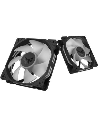 Asus TUF Gaming TR120 ARGB Reverse Fan Triple Pack Ventilador Suplementario 120mm Negro