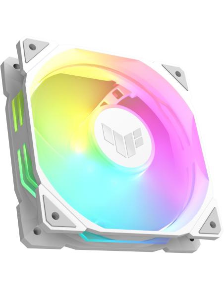 Asus TUF Gaming TR120 ARGB Reverse Fan Triple Pack Ventilador Suplementario 120mm Blanco