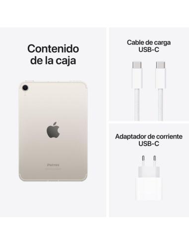 Apple iPad mini 2024 512GB WiFi + Cellular Blanco Estrella