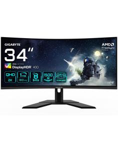 Gigabyte G34WQCP 34" LED VA UltraWide QHD 180Hz HDR 400 FreeSync Premium Curva