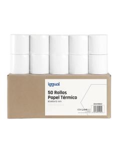 Iggual IGG319802 Rollos de Papel 50 Unidades 80x80x13 mm-CCIPAP0154