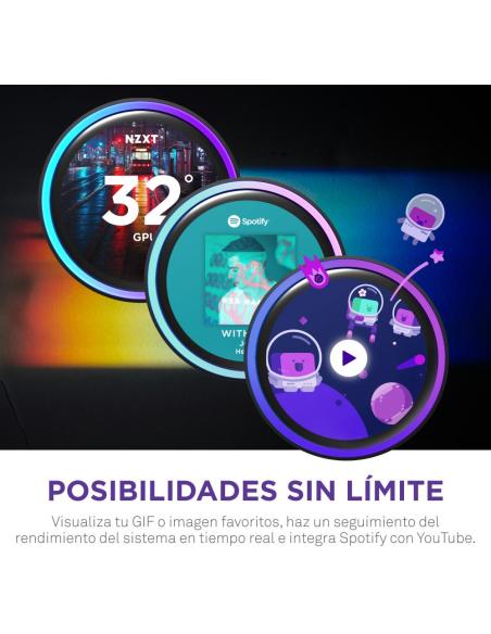 NZXT Kraken Elite 240 RGB Kit de Refrigeración Líquida 240mm Negro