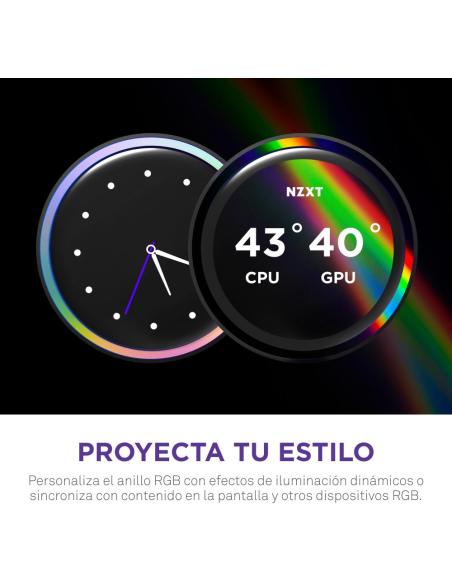 NZXT Kraken Elite 240 RGB Kit de Refrigeración Líquida 240mm Negro