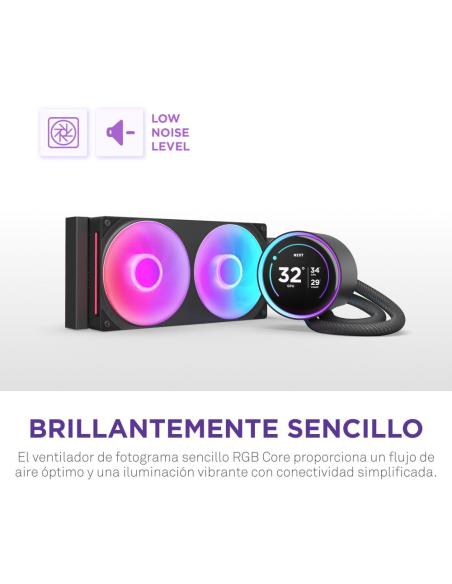 NZXT Kraken Elite 240 RGB Kit de Refrigeración Líquida 240mm Negro