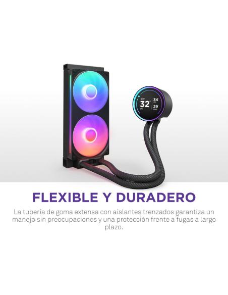 NZXT Kraken Elite 240 RGB Kit de Refrigeración Líquida 240mm Negro