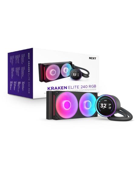 NZXT Kraken Elite 240 RGB Kit de Refrigeración Líquida 240mm Negro