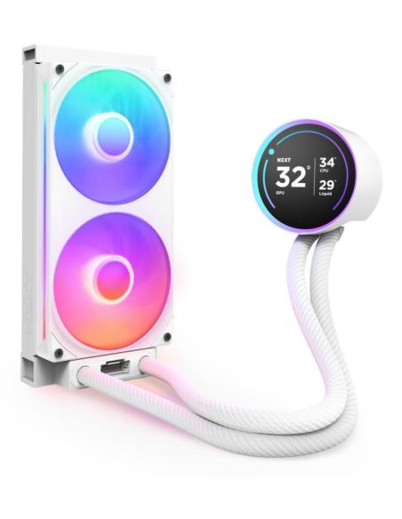 NZXT Kraken Elite 240 RGB Kit de Refrigeración Líquida 240mm Blanco