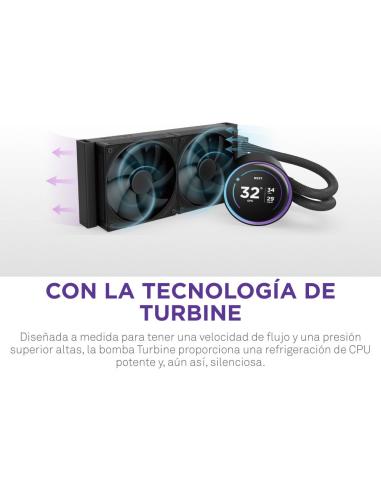 NZXT Kraken Elite 240 Kit de Refrigeración Líquida 240mm Negro