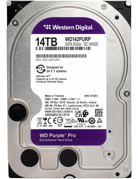 Western Digital Surveillance Pro WD142PURP 14TB 3.5" SATA3