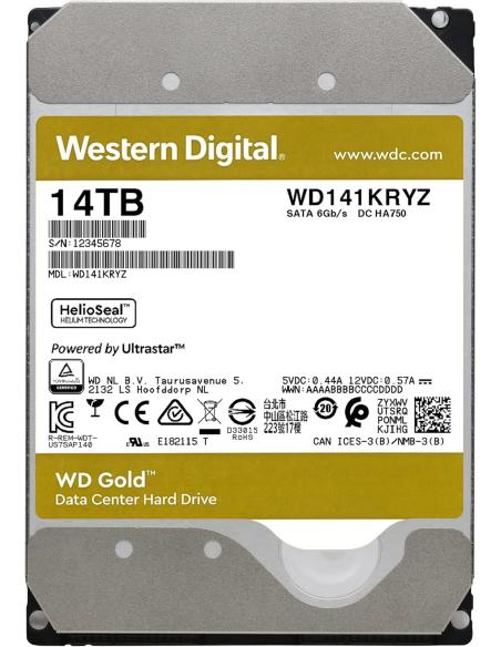 Western Digital Gold Enterprise Class 14TB 3.5" SATA 3