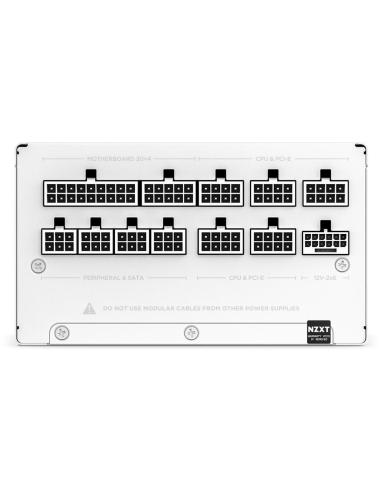 NZXT C850 Gold ATX 3.1 PCIe 5.1 850W 80 Plus Gold Modular Blanca