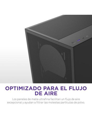 NZXT H5 Flow 2024 Midi Tower E-ATX Cristal Templado USB-C Negra