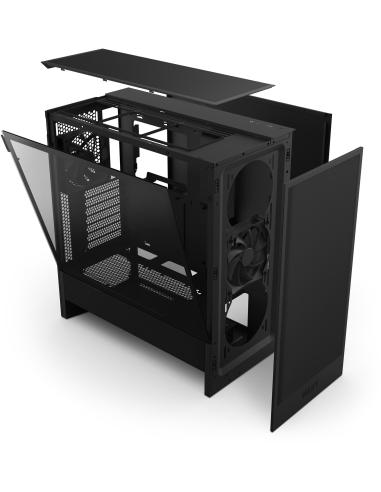 NZXT H5 Flow 2024 Midi Tower E-ATX Cristal Templado USB-C Negra