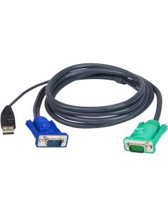 Aten 2L-5203U Cable VGA con USB 3M Negro-978009