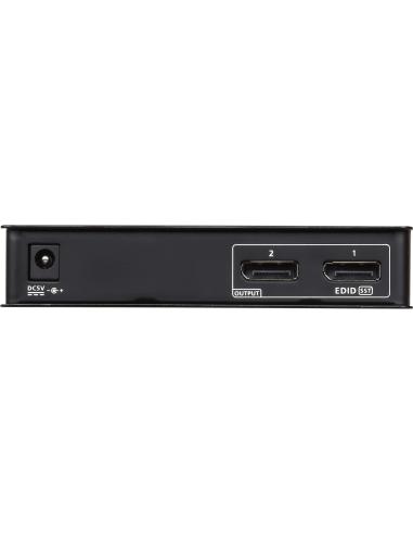 Aten VS192-AT-G Divisor de Video 2 Puertos DisplayPort Negro