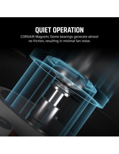 Corsair iCUE LINK LX120-R RGB Ventilador Suplementario PWM 120mm Negro