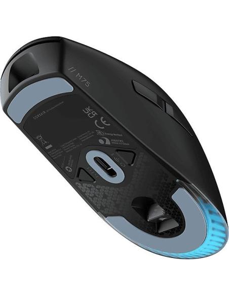 Corsair M75 RGB WIRELESS Ratón Gaming Inalámbrico 26000 DPI Negro