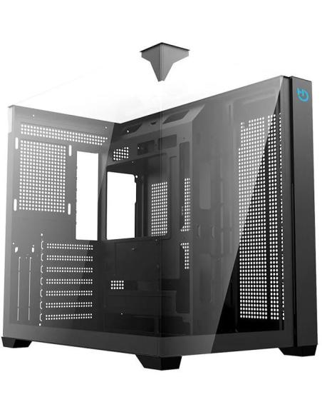 Hiditec CHA010056 Sky Black Mid Tower Cristal Templado USB-C 3.2 Negro