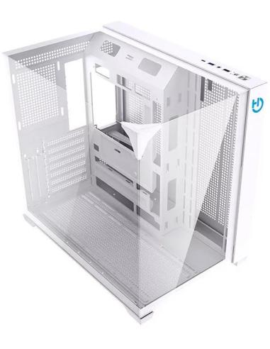 Hiditec CHA010057 Sky White Mid Tower Cristal Templado USB-C 3.2 Blanco